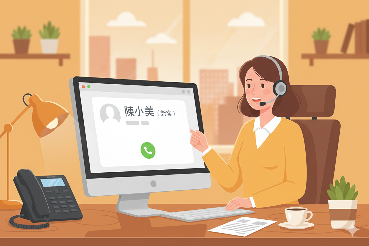 女性客服員